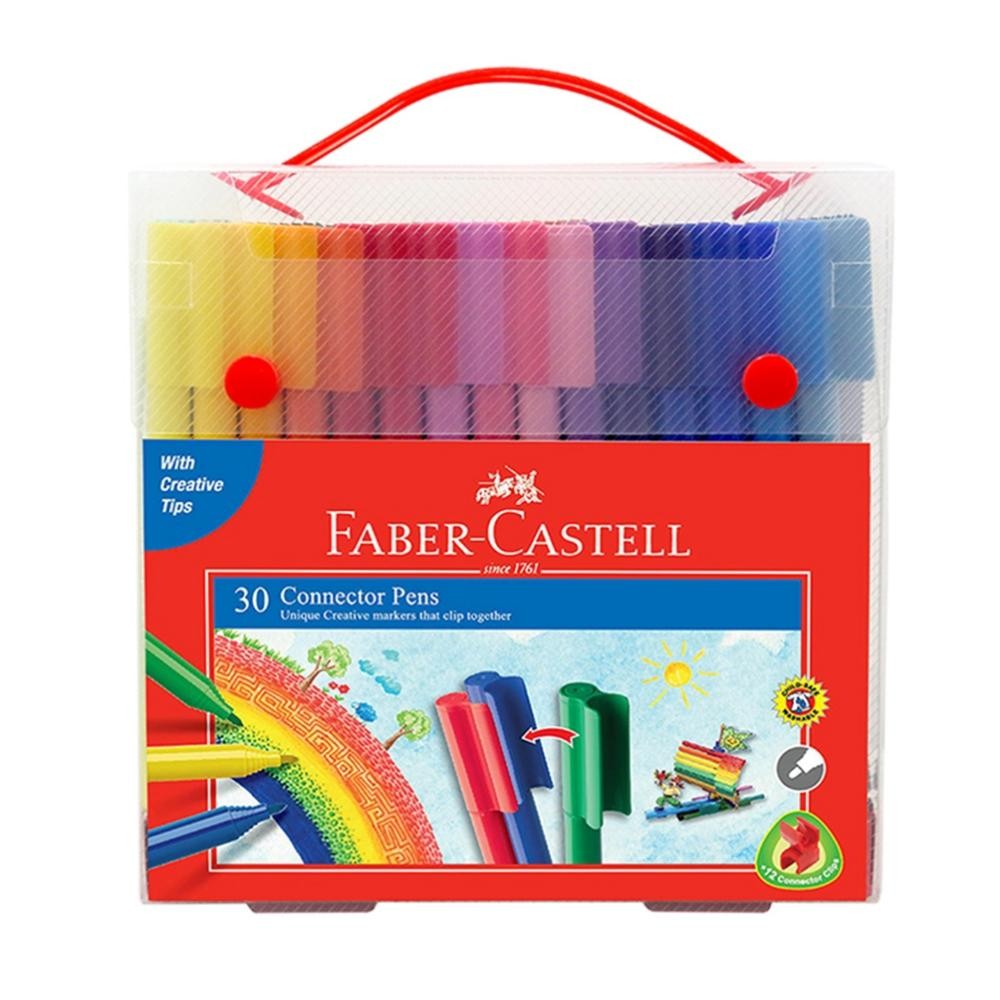 

Konektor Pen Faber Castell Spidol Warna 30 Gift Set / Connector Pen 30 Gift Pack DiM