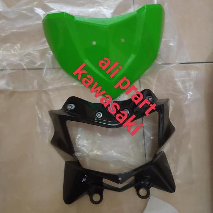 Batok Lampu Depan Atas Bawah Hijua Hitam Ksr 110 Ksr110 High Quality