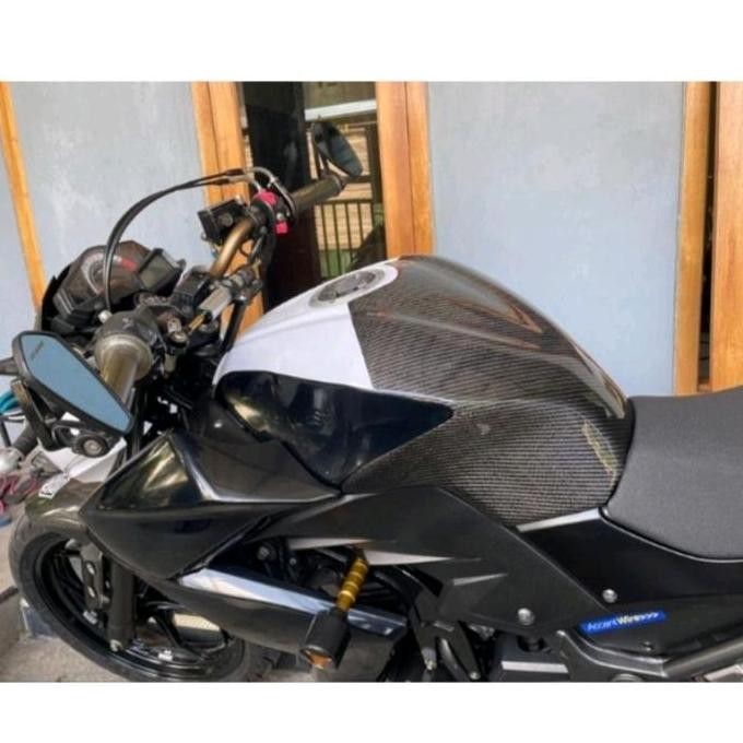 COVER TANGKI NINJA 250 FI 2013-2017 PELINDUNG TANKI MODEL RACING