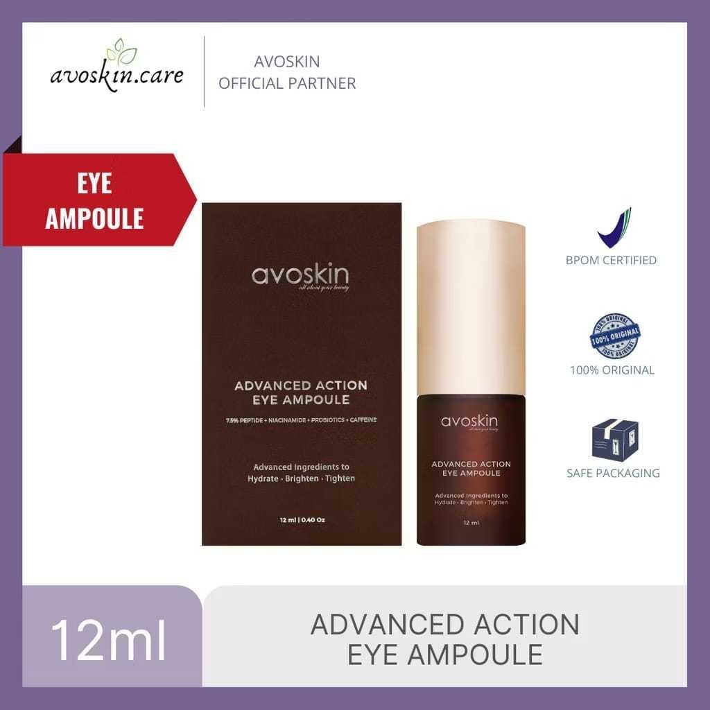 [Free Gift] Avoskin Advanced Action Eye Ampoule Exp 09/2025 Termurah Best Quality 100% Original