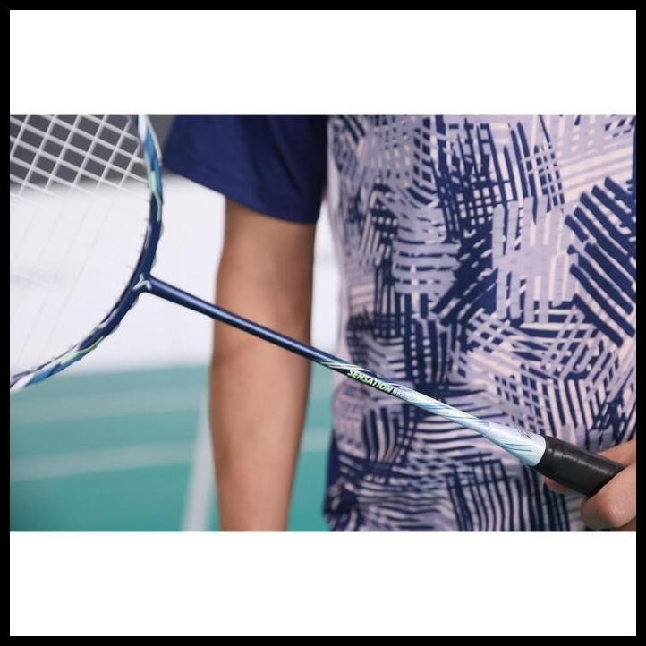 DISKON RAKET BADMINTON DEWASA CARBON RACKET BR590 SENSATION BLUE NAVY 