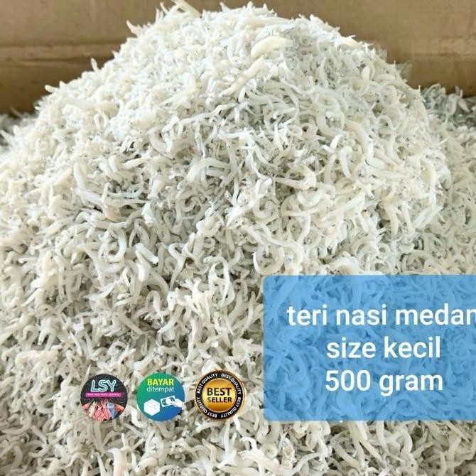 

Ikan Asin Teri Nasi Medan Size Kecil Gram