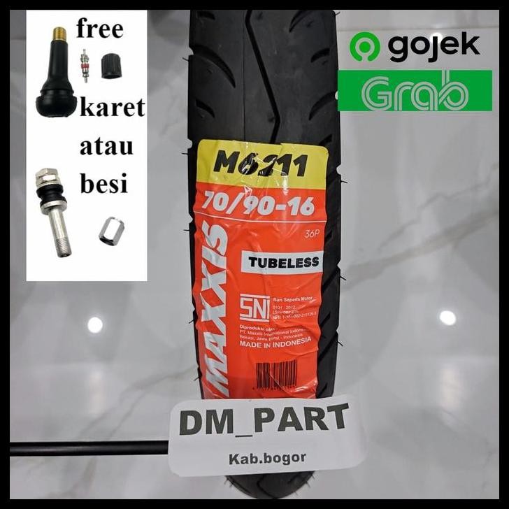 TERMURAH BAN MAXXIS 16 70 90 TUBELESS BAN LUAR DEPAN NOUVO SKYDRIVE SKYWAVE 