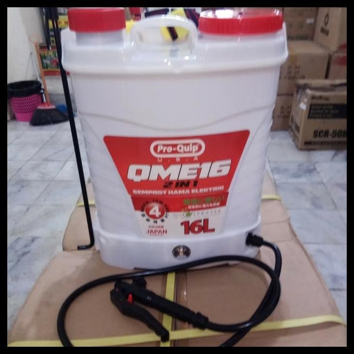 HOT DEAL ALAT SEMPROT HAMA ELEKTRIK / KNAPSACK PROQUIP 2 IN 1 USA PROQUIP QME16
