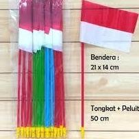 Murah Bendera Merah Putih Tanpa Peluit 10Pcs Dan Peluit 20Pcs