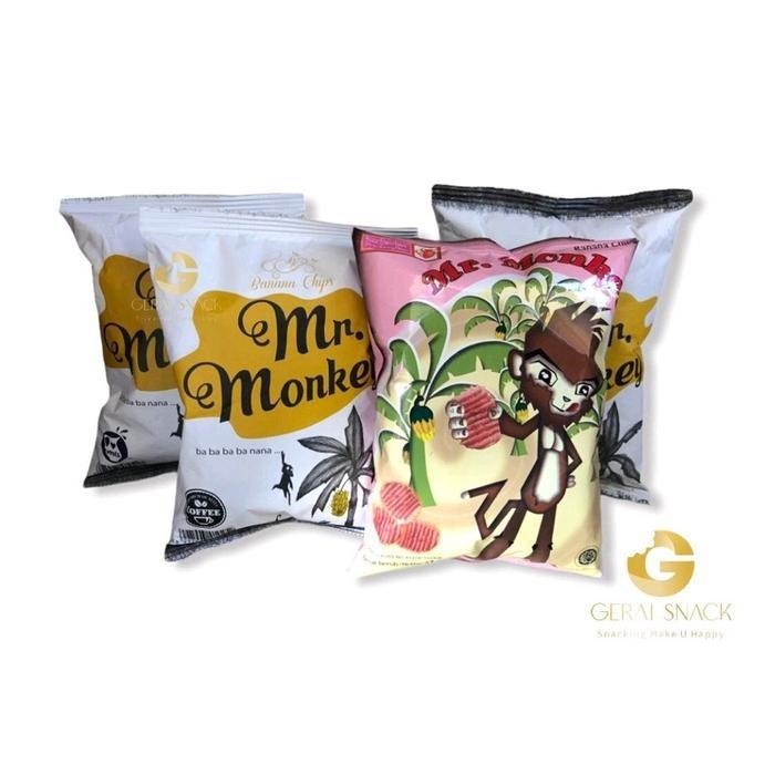 

Rkm Mr Monkey Keripik Pisang Kepok Oleh2 Khas Lampung 140G