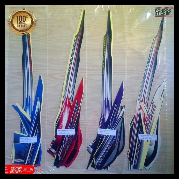 TERBARU (ORI) STRIPING STICKER YAMAHA FORCE 2013 KUALITAS ORIGINAL 
