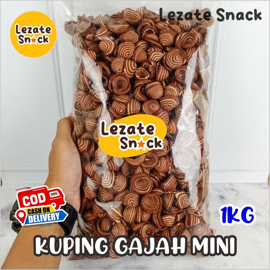 

LM Kuping Gajah Mini 1KG Kiloan Murah Enak Renyah / Kue Kuping Gajah Warna Warni Cemilan Jadul Gurih Renyah / Kue Contong Mini Enak WAP SHOP
