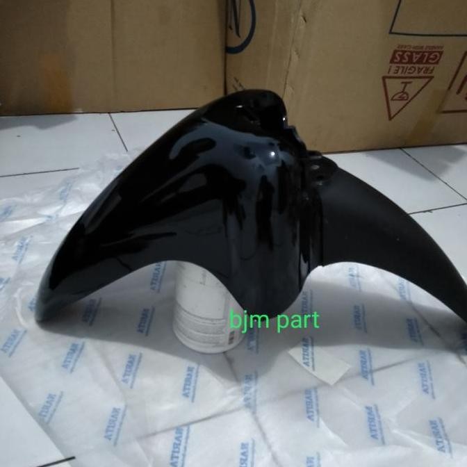 spakbor depan Supra x 125 lama 2006 hitam
