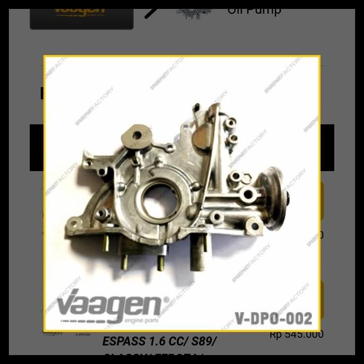 TERMURAH POMPA OLI TARUNA FEROZA ESPASS CLASSY ZEBRA S89 