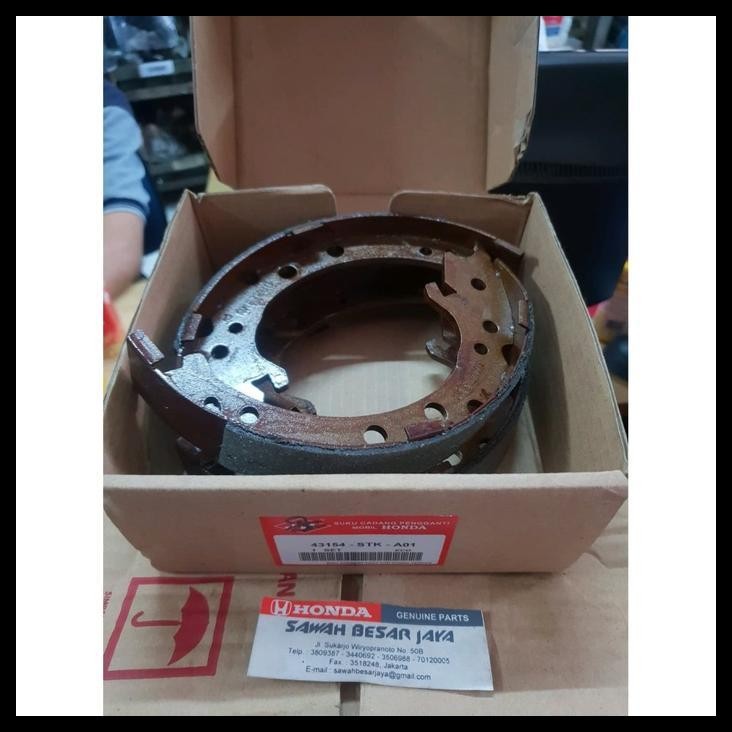 DISKON PARKING BRAKE SHOE - KAMPAS KANVAS REM TANGAN TROMOL BELAKANG HONDA CRV CR-V RM GEN 4 2013 20