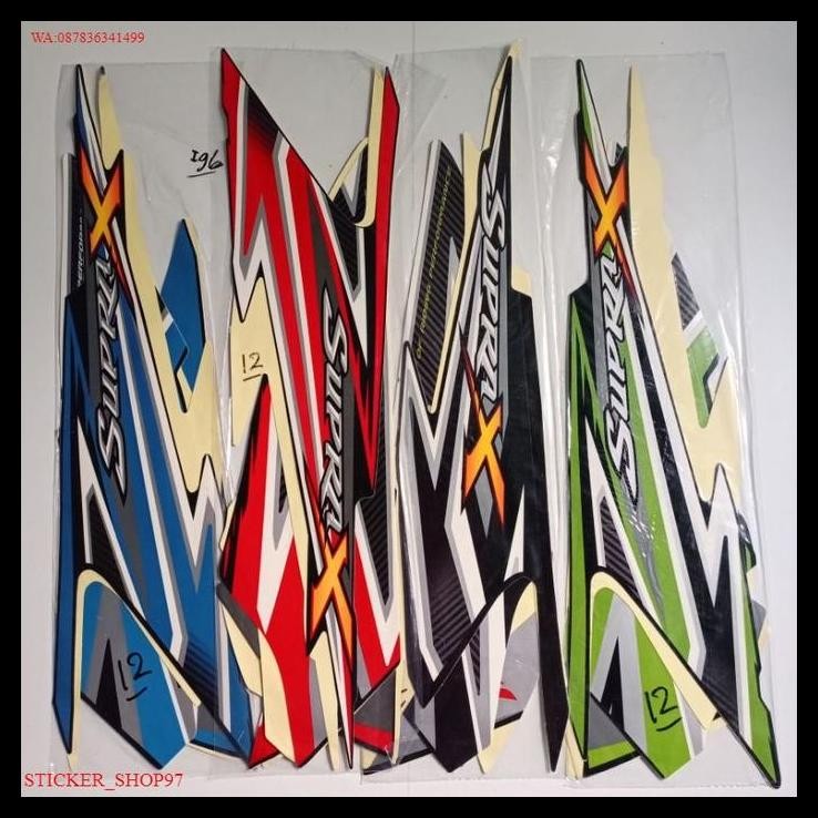 TERBARU (ORI) STRIPING STICKER HONDA SUPRA X 125 R 2012 