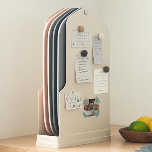 TERMURAH - MODORI CHOPPING BOARD SET with stand (4 Pcs)