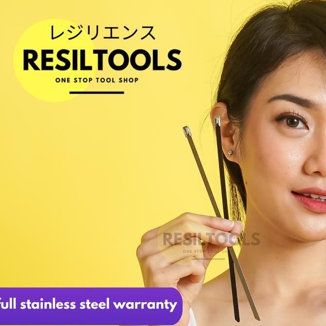 

NEW Kabel Tis Stainless 15 cm Per Pack Cable Ties 150 mm Resiltools