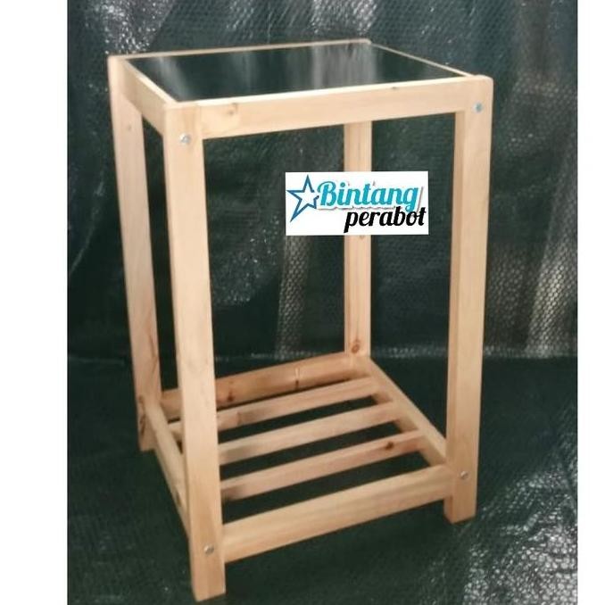 Meja Dispenser - Rak Dispenser - Meja Kompor - Meja Kayu Serbaguna