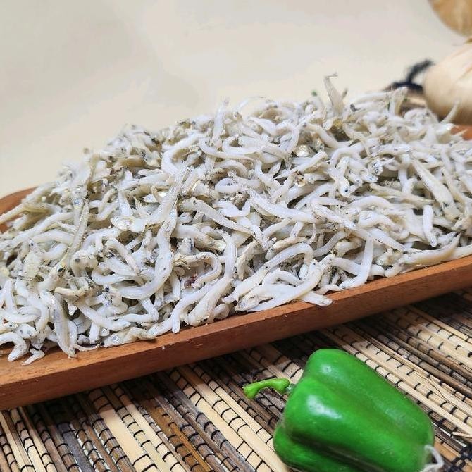 

IKAN ASIN TERI MEDAN TERI NASI TAUGE UKURAN KASAR / JUMBO 350gr