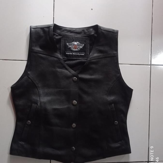 Rompi Kulit,Rompi Wanita,Rompi Kulit Harley Davidson
