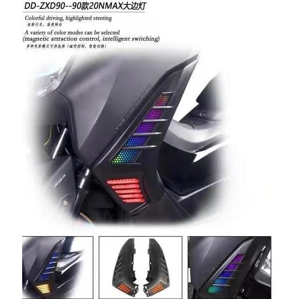 Lampu Sein LED Running + Cover Sein CKS Yamaha Nmax New 2020