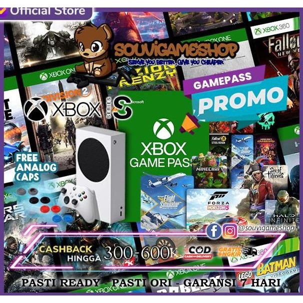 PROMO Xbox Series S Console 512GB Mesin XSS Microsoft XBOX Series S 1TB Seri S