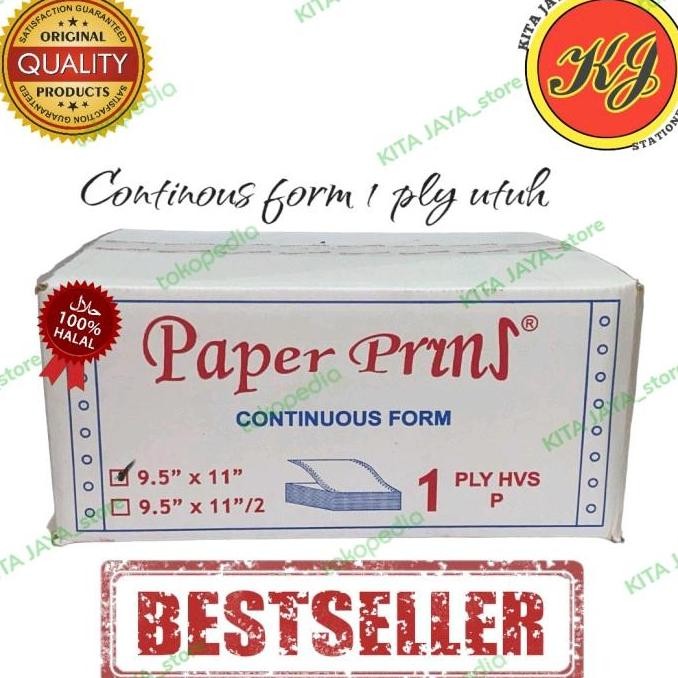 

TERBARU - Continous form 1ply 9,5x11