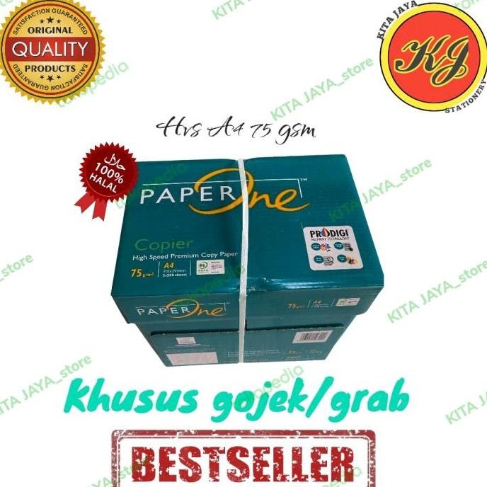 

KERTAS HVS A4 75GSM PAPER ONE