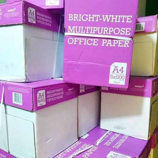 

kertas HVS A4 75 gr bright white 1dus(5rim)