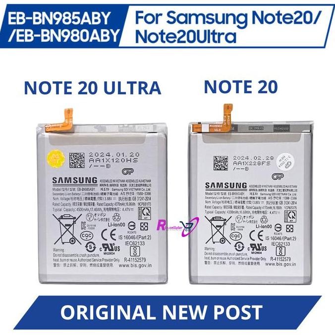 TERBARU - Baterai Samsung Galaxy Note 20 / Note 20 Ultra ORIGINAL 100% NEW