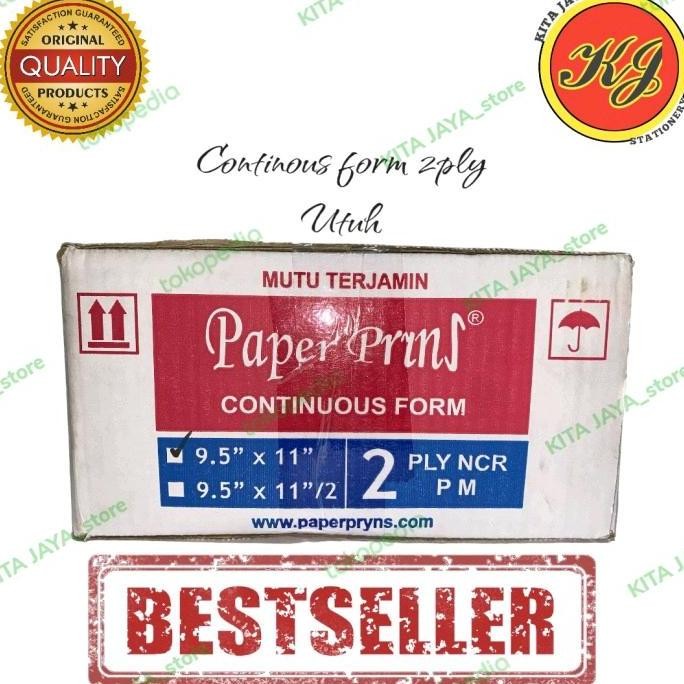 

TERBARU - Continous form 2 ply 9,5x11 Paperprins