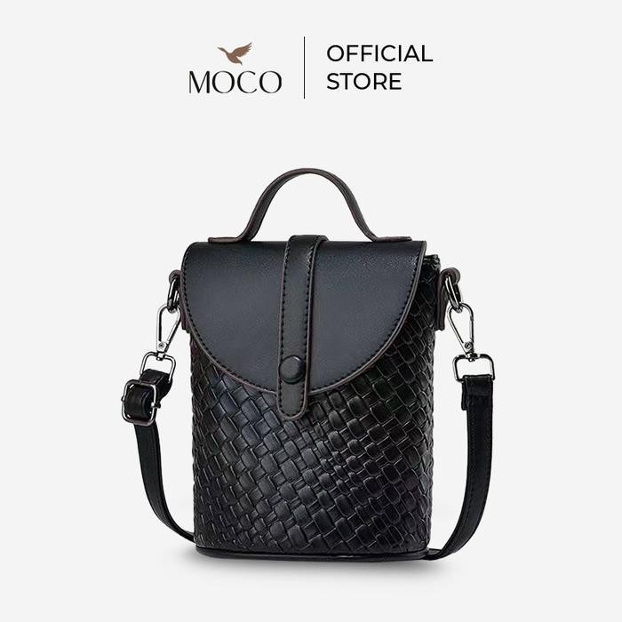 Moco Fashion Tas Selempang Wanita Mini Kuliah Anyaman Hp Korean Style Import A19P A Terlaris Best Qu