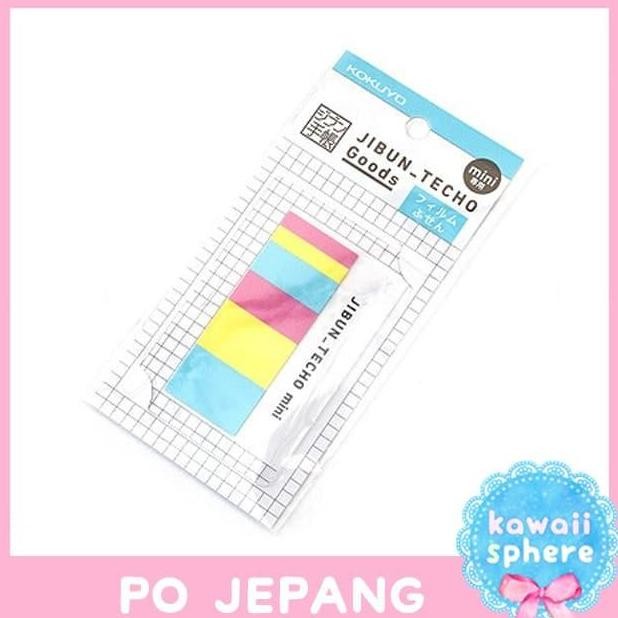 

Kokuyo Jibun Techo Film Sticky Notes | Mini B6 Slim | PO Jepang