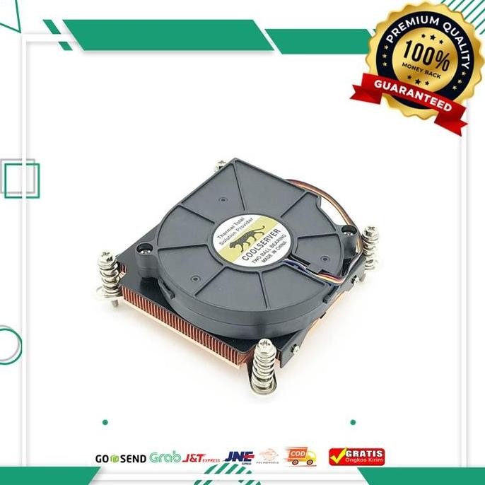 TERMURAH - Heatsink CPU Server 1U LGA1150/1155/1156/2011 Cooler Server Fan 1U