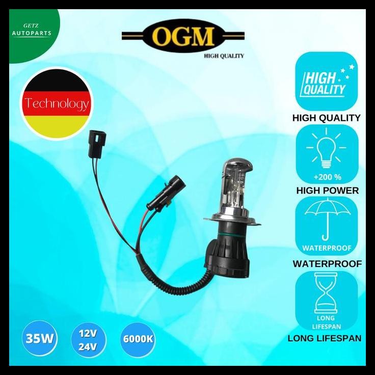 TERMURAH BOHLAM LAMPU HID OGM MOBIL HONDA JAZZ 2008-ON 1 SET - SUPER TERANG 