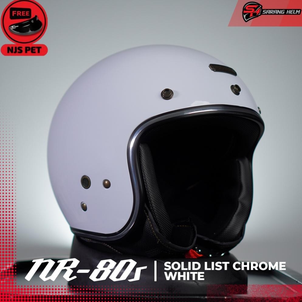 Njs Nr80'S Solid List Chrome - Helm Retro | Helm Njs | Njs Retro | Retro | Njs Nr80S | Nr80S Polos |
