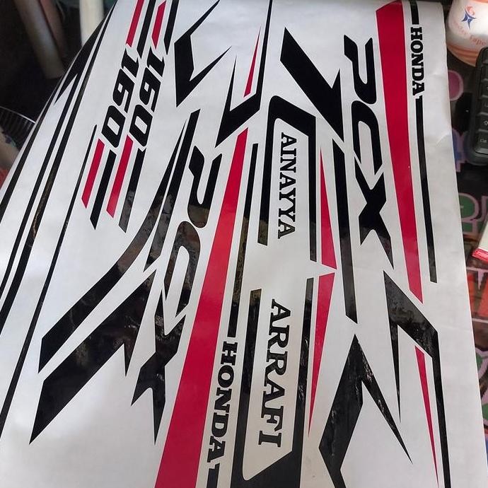 Cutting Sticker PCX 160 PUTIH PCX 150 PUTIH