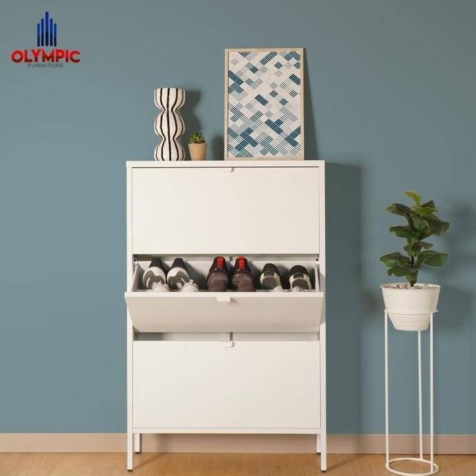 new  Rak Sepatu Besi Olympic/Rak Sepatu Minimalis Modern/SR 002 Furniture