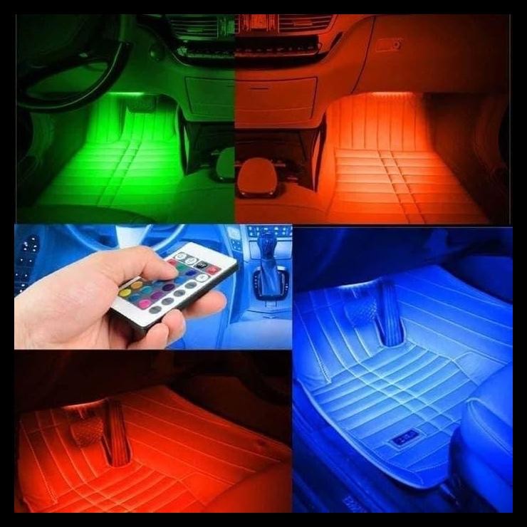 TERBARU LAMPU LED RGB KOLONG DASHBOARD MOBIL VELOZ 2019 