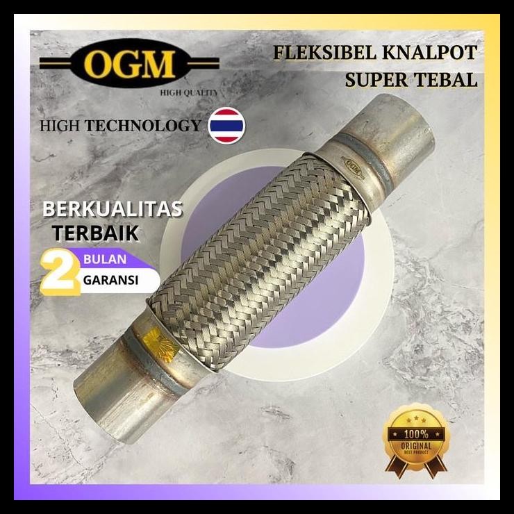 GRATIS ONGKIR OGM - FLEKSIBEL FLEXIBLE KNALPOT MOBIL TOYOTA AVANZA SUPER TEBAL 