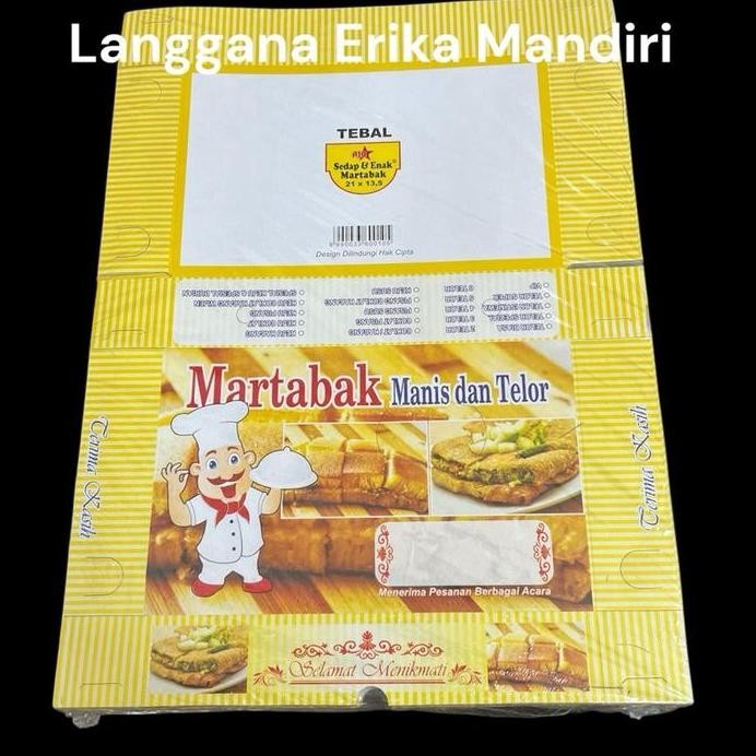 

new !!! Dus martabak AJB 21 X 13.5 100pcs