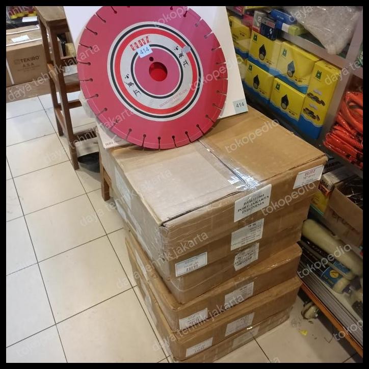 

TERMURAH BLITZ DIAMOND WHEEL 16" 414 / PISAU CUTTER BLITZ 16" POTONG ASPAL !!!!