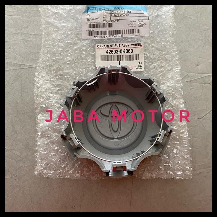 HOT DEAL TUTUP VELG-DOP RODA HILUX VIGO ORIGINAL 42603-0K060 