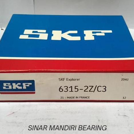 BEARING 6315 2Z C3 / ZZ C3 SKF
