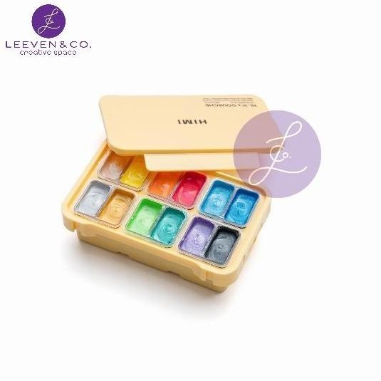 

Himi Miya Gouache Paint Metallic Color 12 Color 12Gr