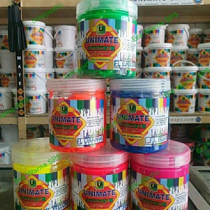 

Plastisol Unimate As Fl/Flourescent Series Kemasan @500Gram