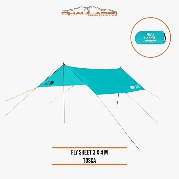 flysheet tenda camping dhaulagiri 3x4 M flysheet wateroof camping