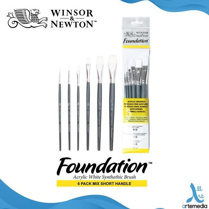 

Kuas Lukis Winsor & Newton Foundation Set 6 Mix White Brush Sh