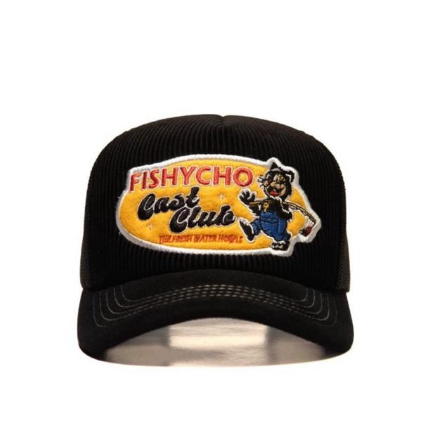 Fishycho Larry Throw Trucker Hat Black Edition DiM
