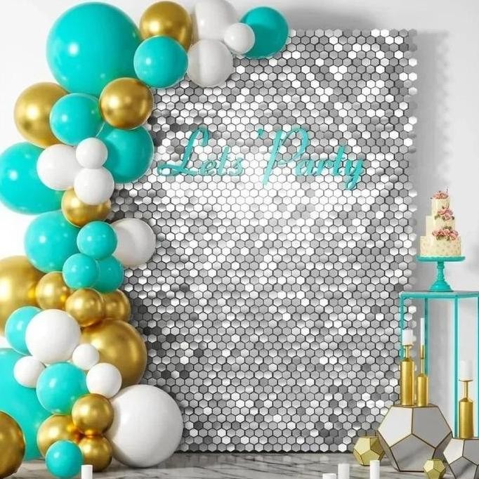 Vixplorn Wall Panel Mozaik Tile Kaca 3D Dekoratif 30X30Cm Untuk Dekorasi Dinding Interior Rumah Dan 