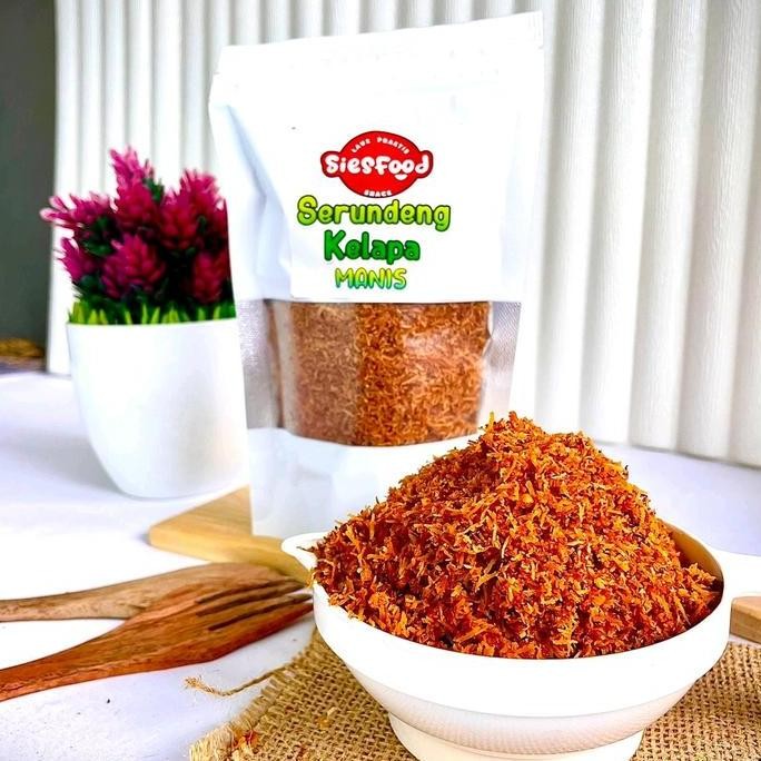 

Serundeng Kelapa Krispy (Manis) 125Gr Makanan Crispy Snack Cemilan Keripik