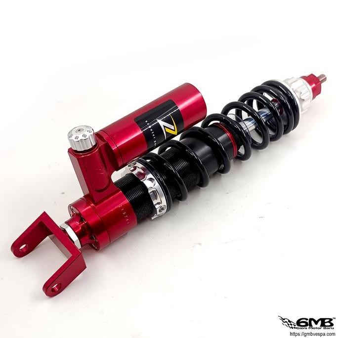 Zelioni Shock Belakang Vespa PX, Smallframe, Excel, Red
