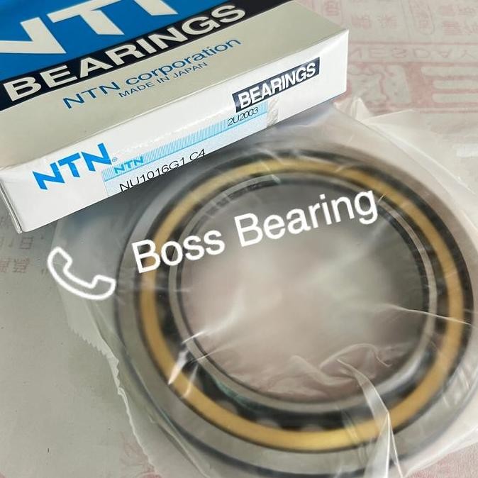 BEARING NU 1016 G1C4 NTN KUNINGAN 06032-01016 KOMATSU NU1016